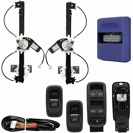Kit Vidro Elétrico Novo Ford Ka Traseiro 2014 em Diante