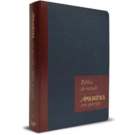Bíblia de Estudo Apologética com Apócrifos (Cinza e Marrom)