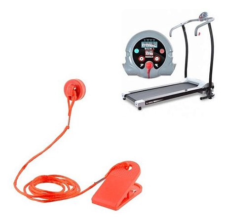 Chave Segurança Magnética Original Esteira Kikos 300a - Peças Para  Equipamentos de Ginástica e Fitness