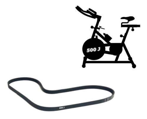Correia 500j ( 1270j ) 6 Frisos Para Elíptico Bicicletaa
