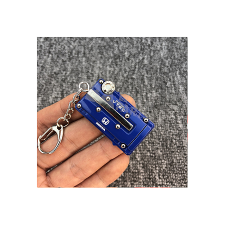 Chaveiro Motor Vtech Honda Civic Si Sport Alumínio Azul