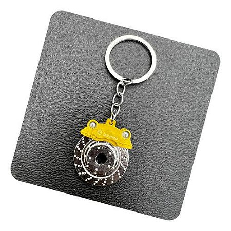 Chaveiro Pinça Freio Disco Ventilado Brembo Sport Amarelo