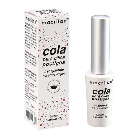 Cola para cílios postiços incolor | Macrilan | Love Store - Love Store Makeup