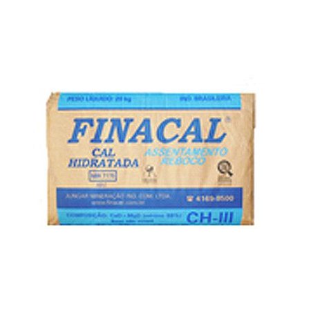 Cal Hidratada Finacal CH-III 20kg