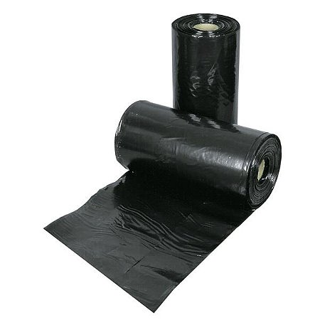 Lona plástica preta Standard 4 x 100cm metro Apoloplast