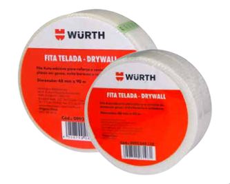 FITA TELADA ADESIVA DRYWALL 48MMX45M WURTH