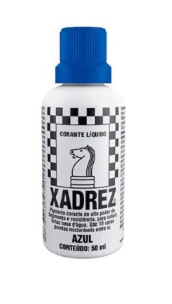 CORANTE LIQUIDO AZUL XADREZ 50ML