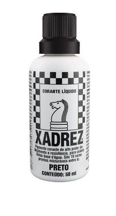 Corante Líquido Xadrez Preto 50ml - Mundo Graffiti