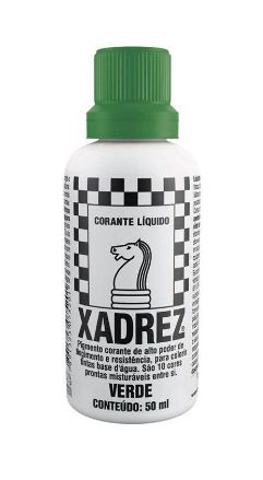 Corante Líquido Xadrez Verde 50ml - Mundo Graffiti