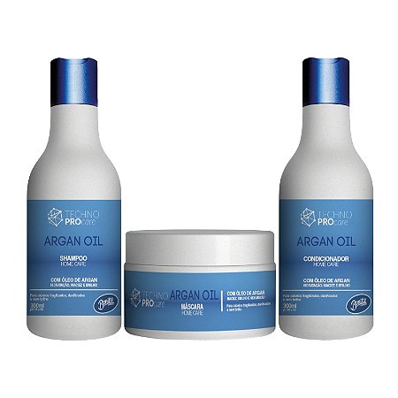 KIT pós quimica Techno Pro-care argan - 300ml