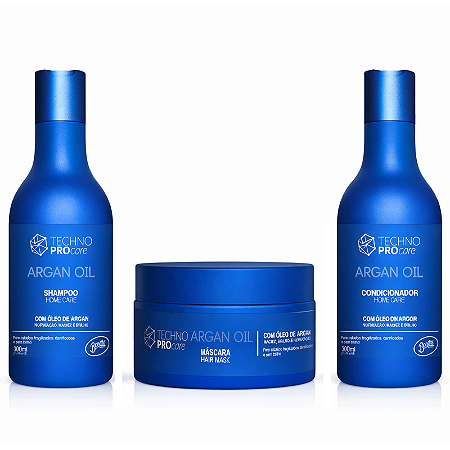 KIT pós quimica Techno Pro-care argan - 300ml