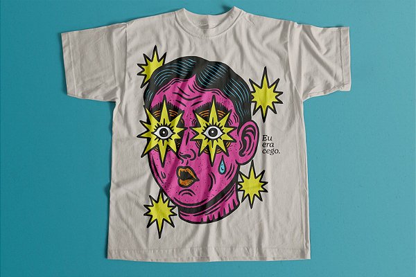 CAMISETA EU ERA CEGO