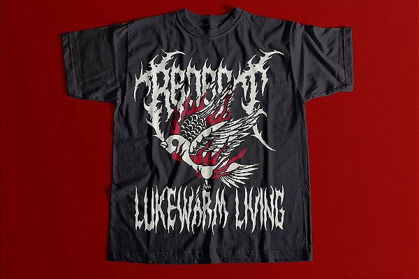 Camiseta Passarinho: Reject Lukewarm Living