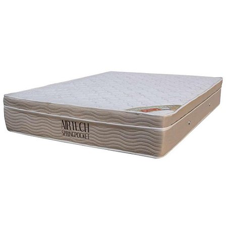 Colchão Ortobom Airtech Molas Ensacadas 138x188x30