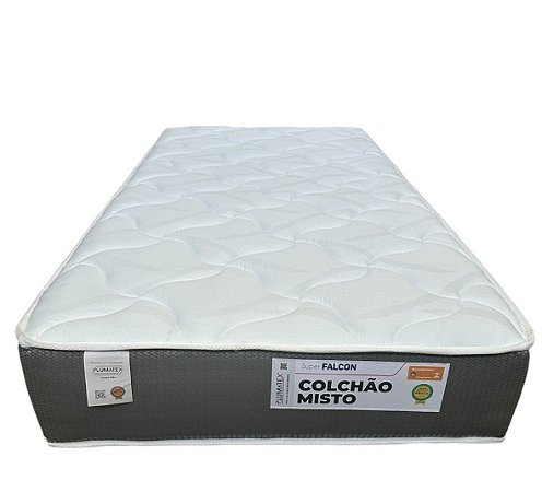 Colchão Super Falcon 88x188x24 100% Espuma 150Kg Plumatex