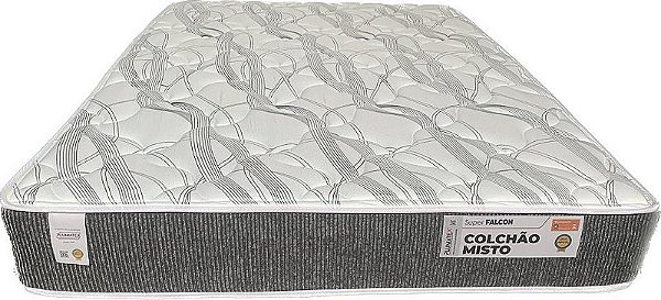 Colchão Super Falcon 138x188x24 100% Espuma Suporte 150KG PLUMATEX