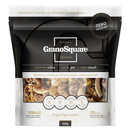 Granola zero açúcar GranoSquare 200g