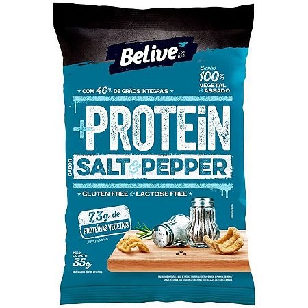 Snack protein sabor salt e pepper Belive 35g