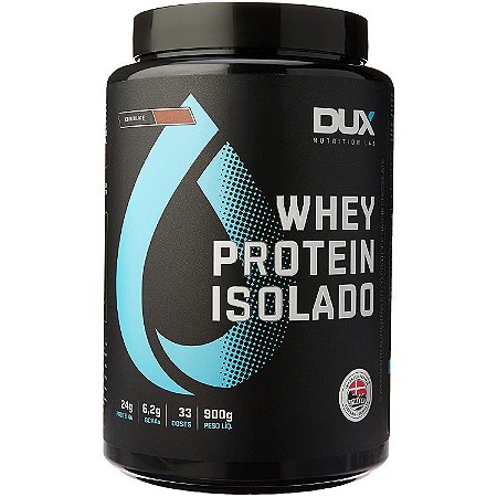 Whey protein isolado sabor chocolate Dux 900g