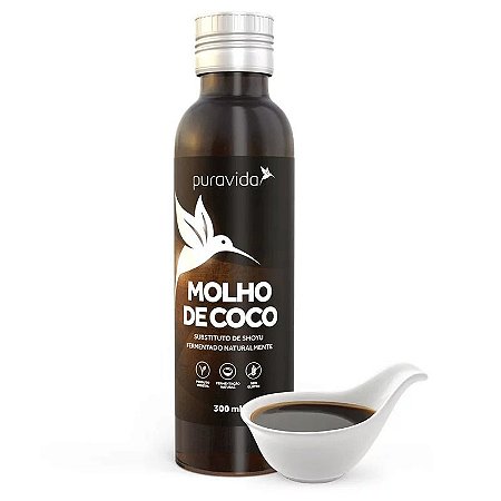 Molho de coco shoyu Puravida 300ml