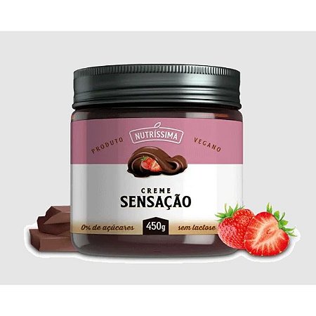 Creme de morango com chocolate Nutrissima 450g