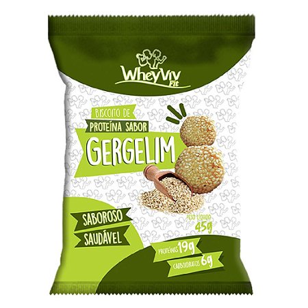 Cookies com whey protein gergelim Wheyviv fit 45g