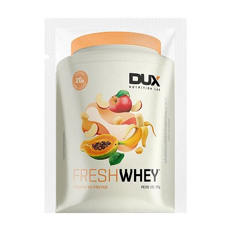 Fresh whey sabor vitamina de frutas Dux 30g - Enblu - Loja de