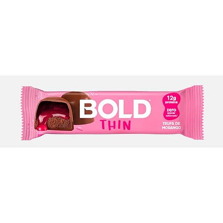 Bold thin sabor trufa de morango Bold 40g