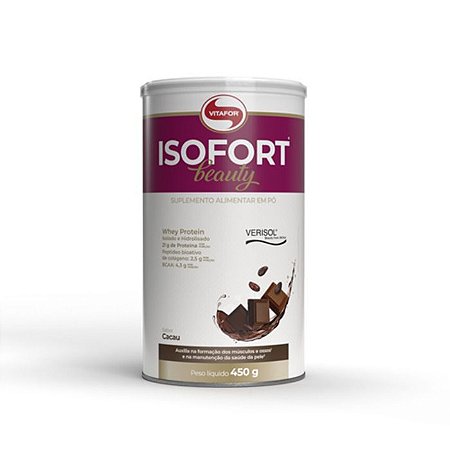 Isofort beauty sabor cacau Vitafor 450g