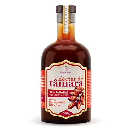 Néctar De Tâmara Yamuna 500g Adoçante Natural Sem Açúcar