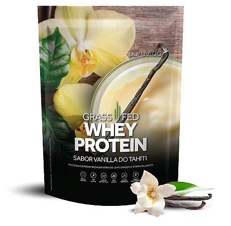 Whey protein sabor vanilla do tahiti Puravida 450g
