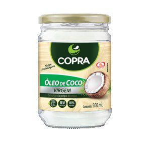 Óleo de coco virgem Copra 500ml