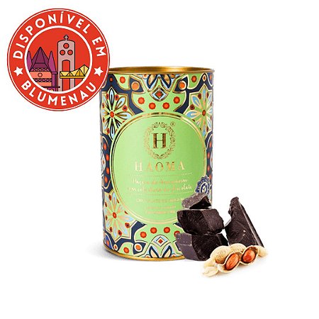 Paçoca de amendoim com cobertura de chocolate Haoma 240g