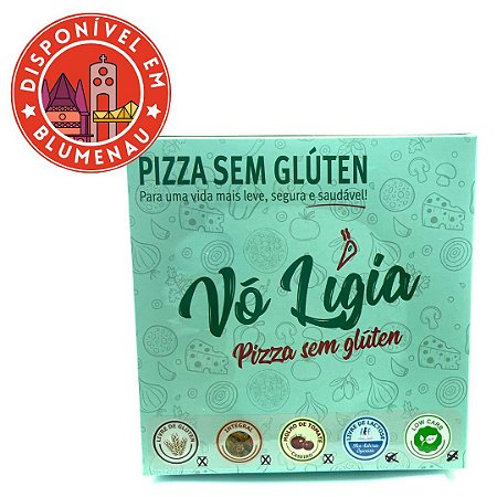 Mini pizza low carb de frango Vó Ligia