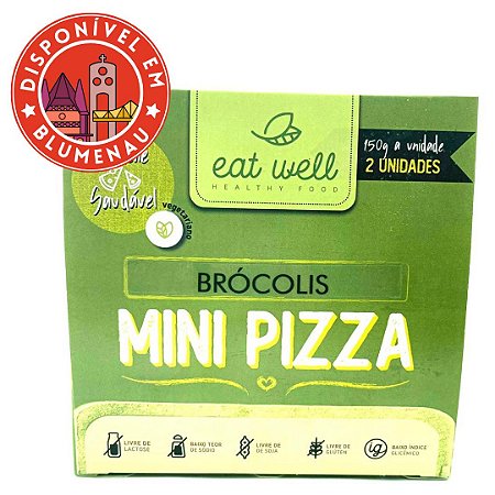 Mini pizza sabor brócolis Eat Well 2 unidades