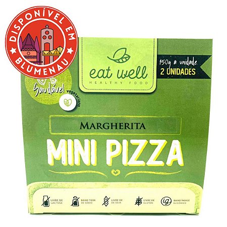 Mini pizza de marguerita Eat Well 2 unidades