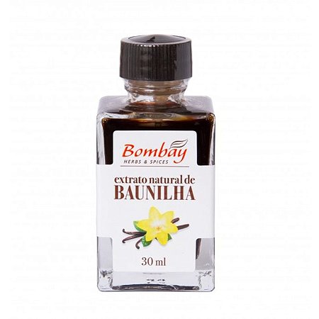 Extrato natural de baunilha Bombay 30ml