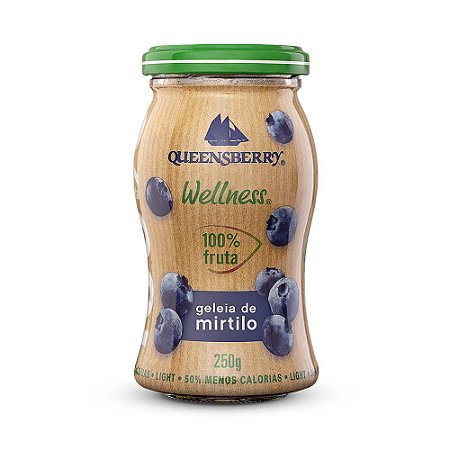 Geleia 100% mirtilo Queensberry 250g