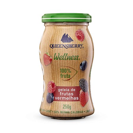 Geleia 100% frutas vermelhas Queensberry 250g