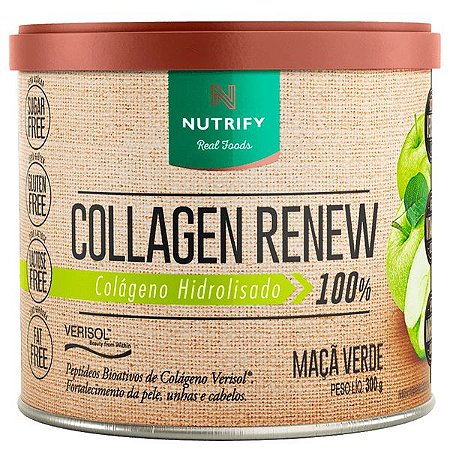 Colágeno sabor maçã verde Nutrify 300g
