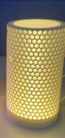 Luminária USB colmeia de LED