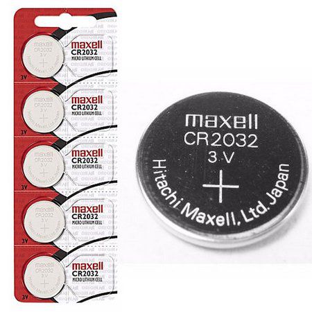 Caixa Com 100 Unidades Baterias Cr2032 Maxell