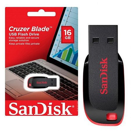 Pen Drive 16gb Sandisk Cruzer Blade