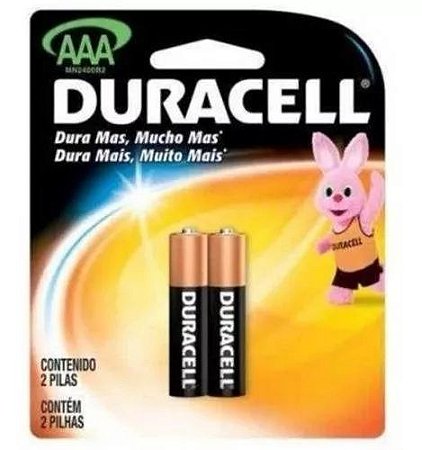 Kit 12 Cartelas De Pilhas Duracell Alcalina AAA Palito