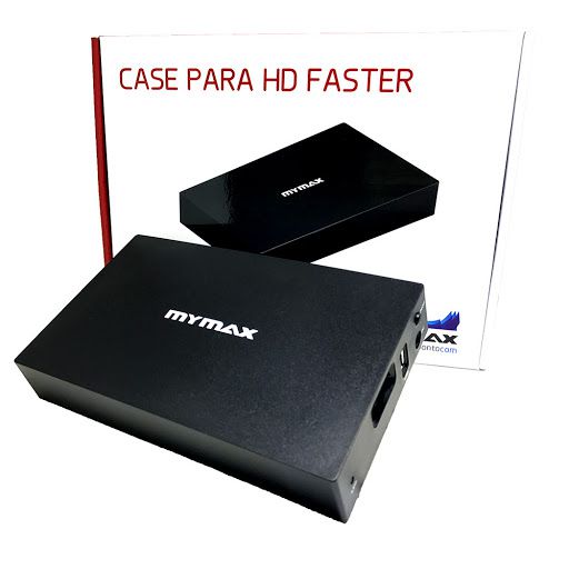 Case HD Externo 3.5” Faster USB 3.0 – Preto