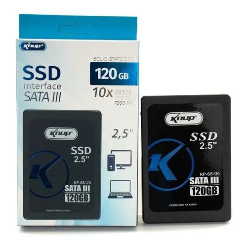 SSD 120GB 2.5" SATA III 6GB/S
