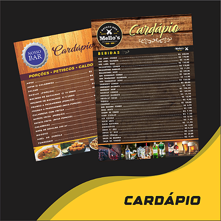 CARDÁPIO