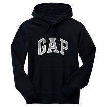 Moletom Gap Azul / Cinza Logo T