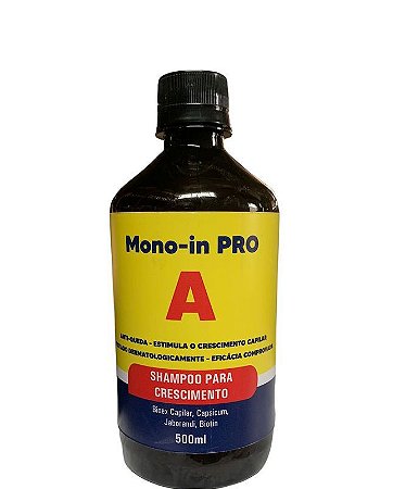 Mono-in Pro A Shampoo Fortalecedor Crescimento Capilar 500ml