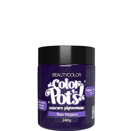 Beautycolor Color Pot's Máscara Pigmentante - Roxo Purpura 240g